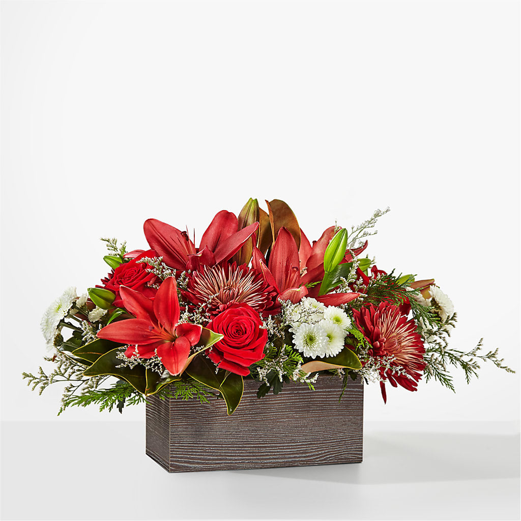 Christmas Break Bouquet – Green Leaf, West Springfield MA