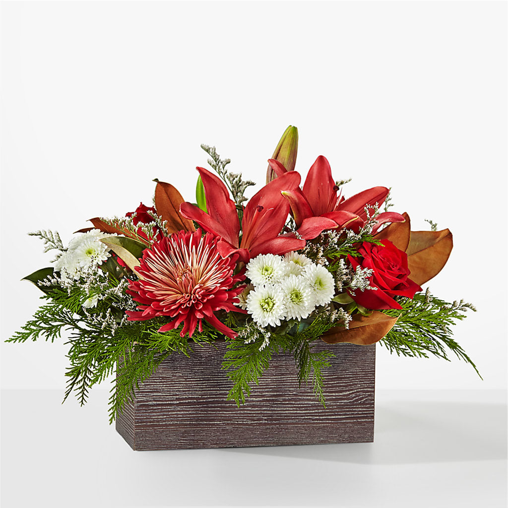Christmas Break Bouquet – Green Leaf, West Springfield MA