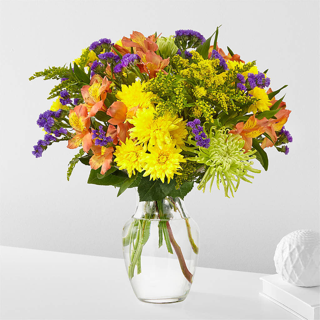 Marmalade Skies Bouquet – Green Leaf, West Springfield MA