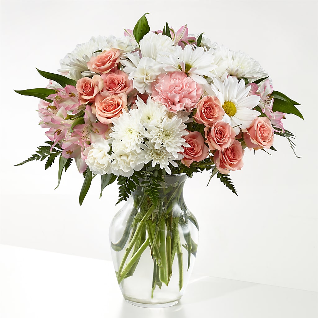 Blush Crush Bouquet – Green Leaf, West Springfield MA