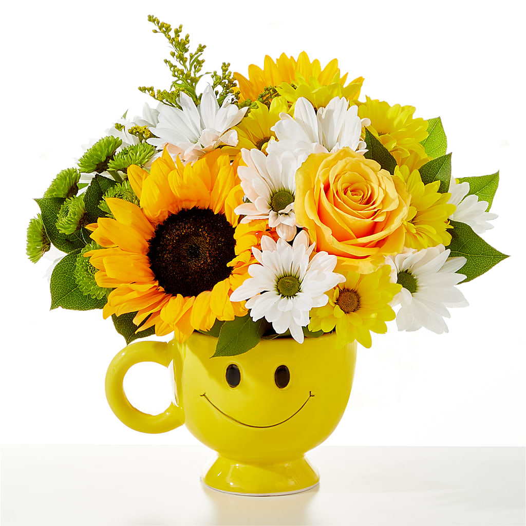 Be Happy Bouquet – Green Leaf, West Springfield MA