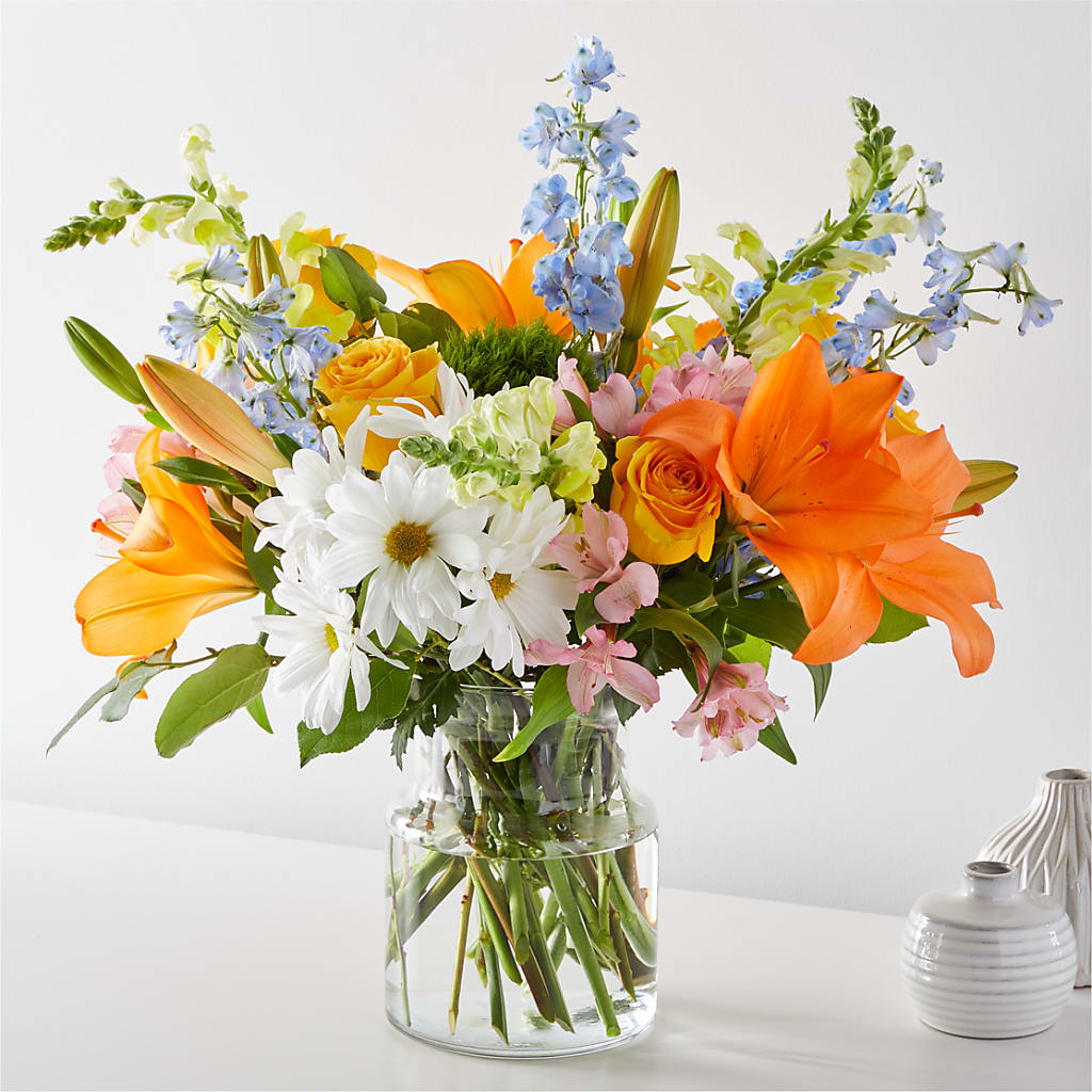 Sun Salutation Bouquet – Green Leaf, West Springfield MA