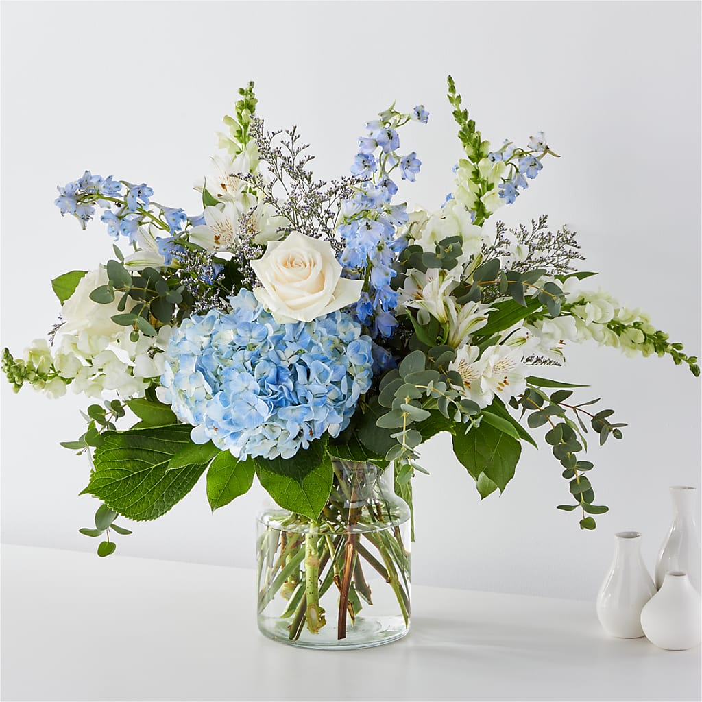 Coastal Blossom Bouquet – Green Leaf, West Springfield MA