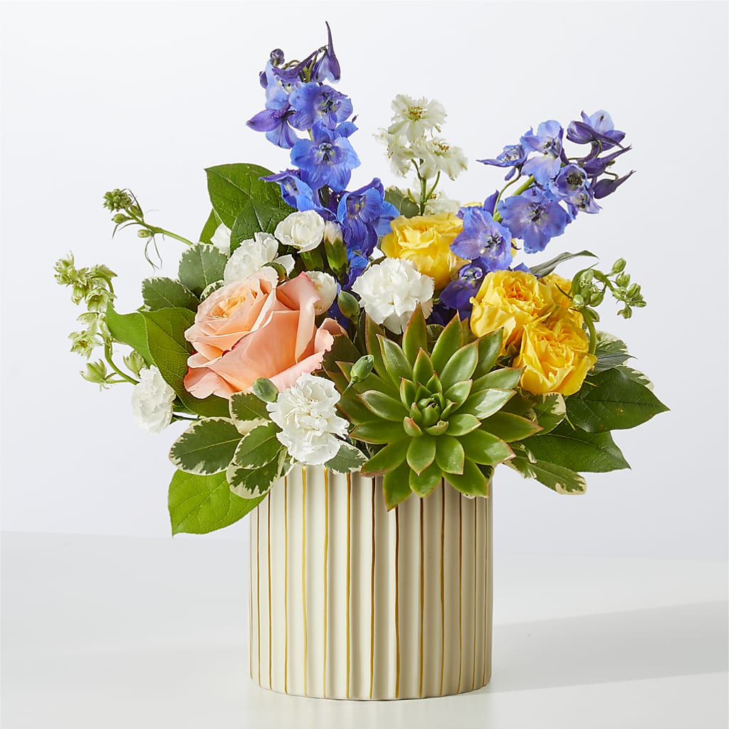 Cobalt Reverie Bouquet – Green Leaf, West Springfield MA