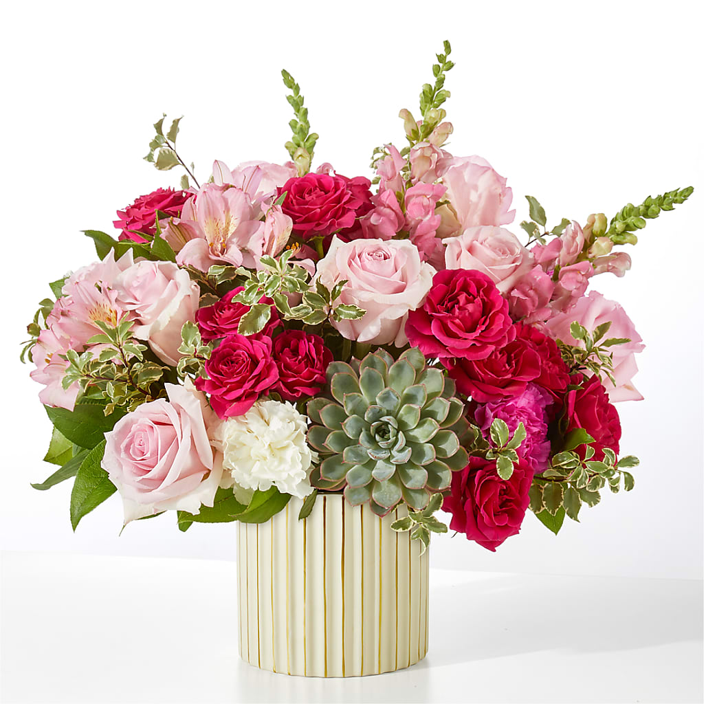 Magenta Musings Bouquet – Green Leaf, West Springfield MA