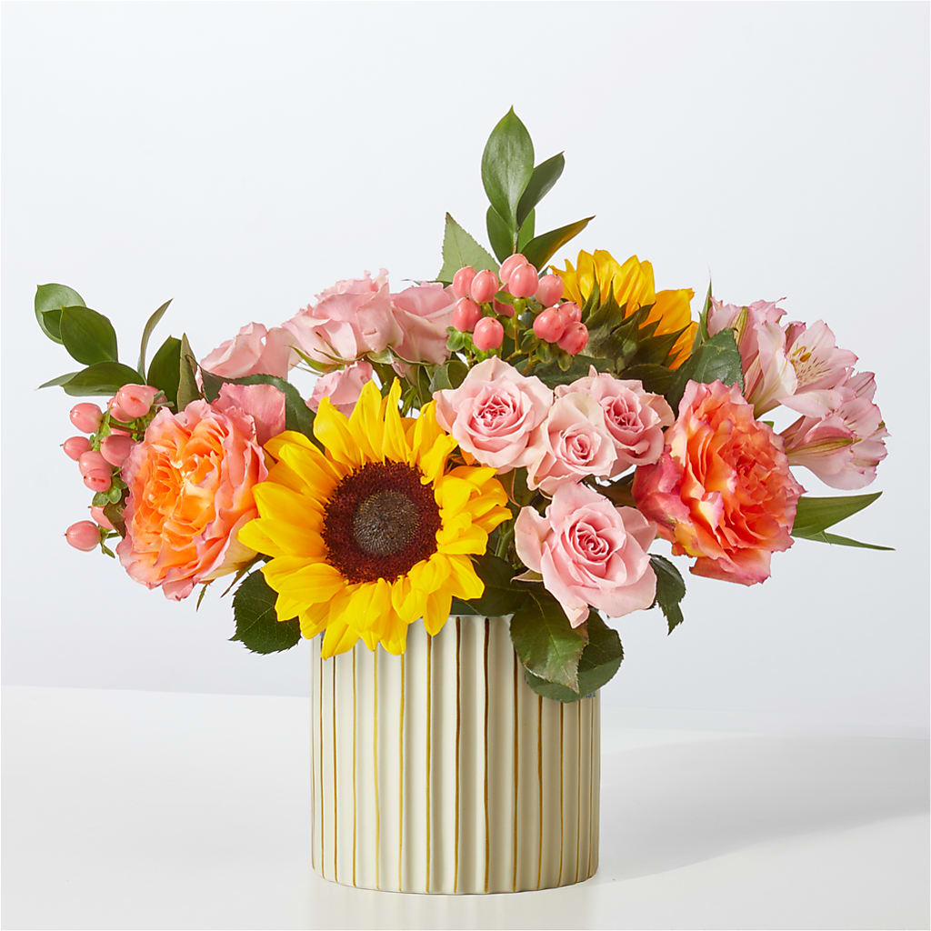 Sun's Out Bouquet – Green Leaf, West Springfield MA