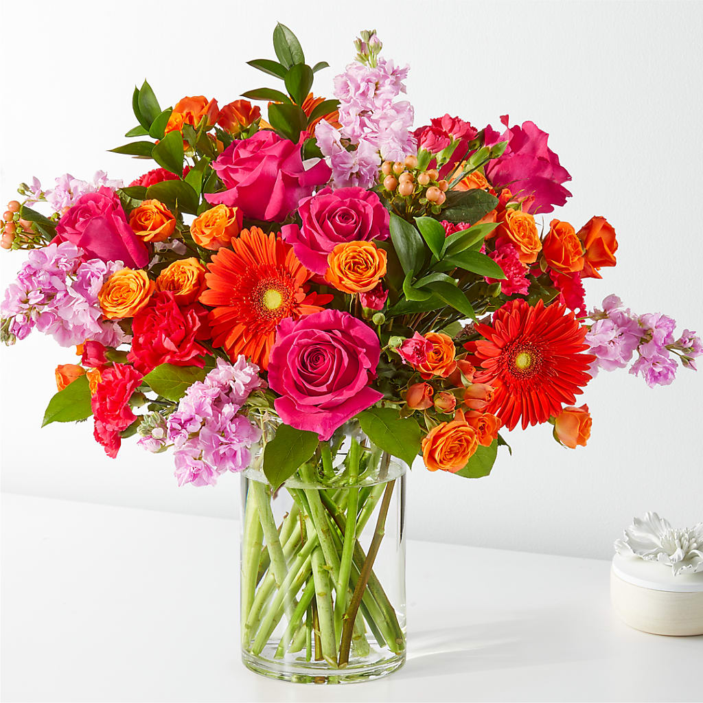 Fiesta Bouquet – Green Leaf, West Springfield MA