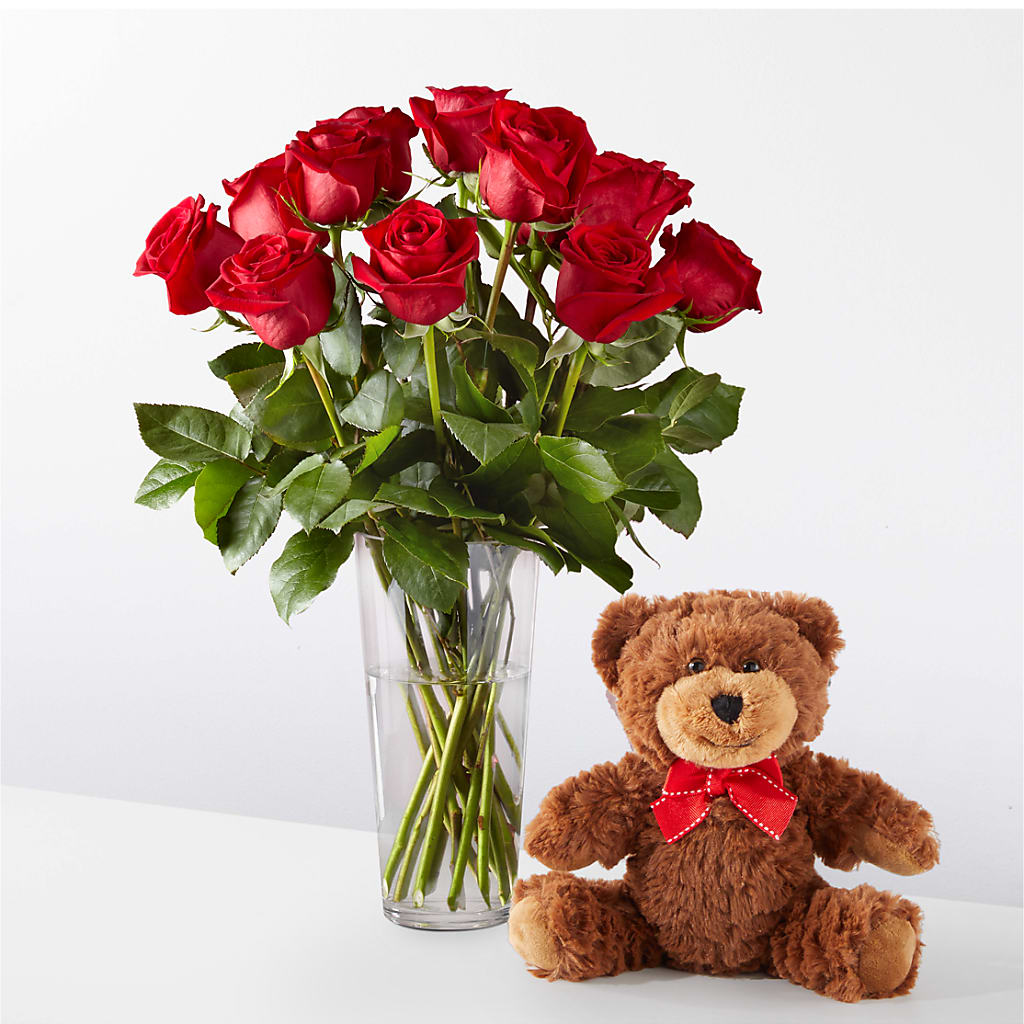 Romantic Long Stem Red Rose Bouquet Bundles – Green Leaf, West Springfield MA
