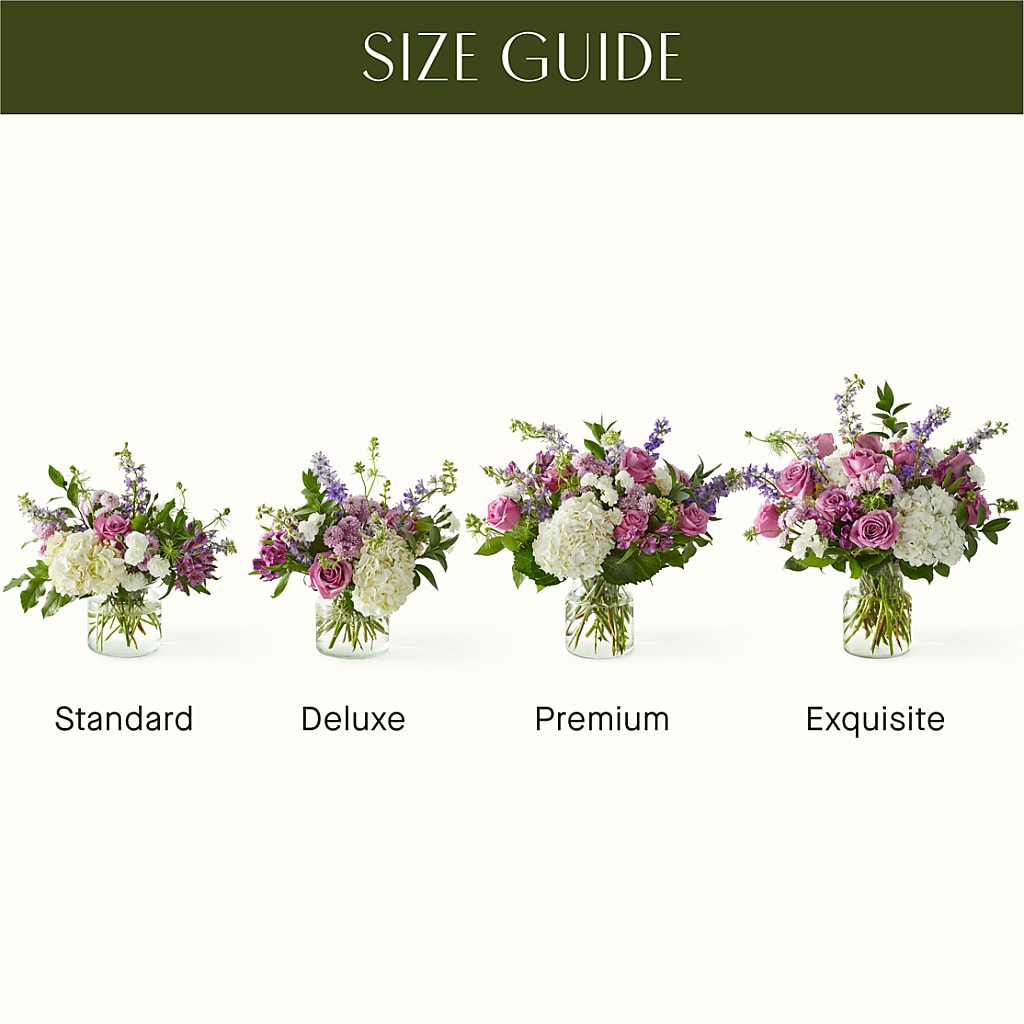 Violet Caress Bouquet – Green Leaf, West Springfield MA
