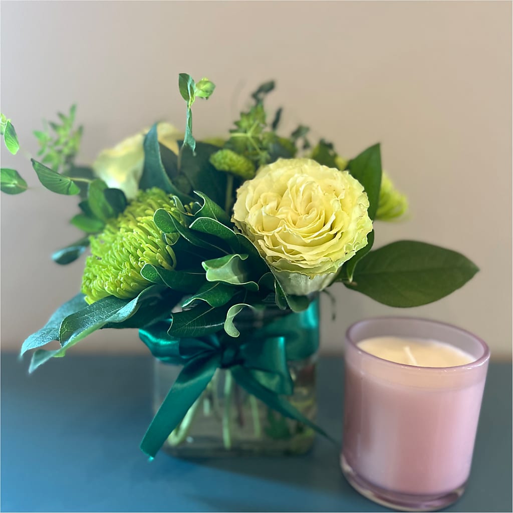 Emerald Forest Bouquet – Green Leaf, West Springfield MA