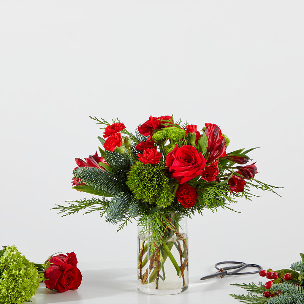 Merry Moment Bouquet – A Florist Original – Green Leaf, West Springfield MA