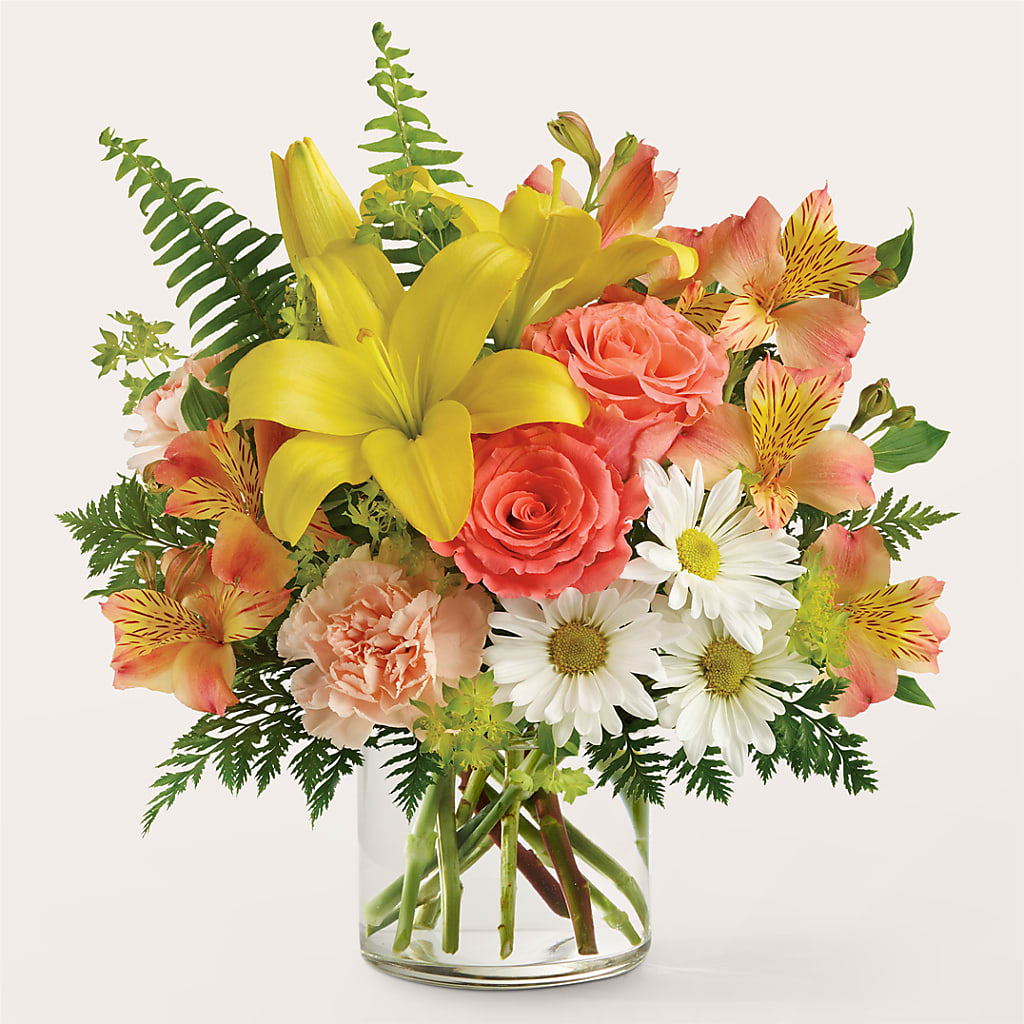 Sunset Strip Bouquet – Green Leaf, West Springfield MA