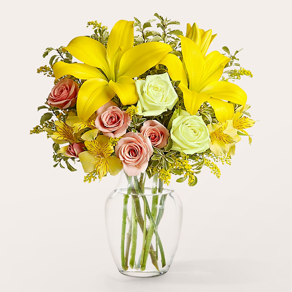 Sunburst Bouquet – Green Leaf, West Springfield MA