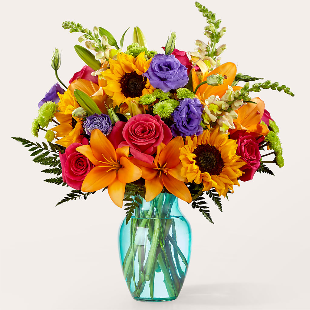 Double Rainbow Bouquet – Green Leaf, West Springfield MA