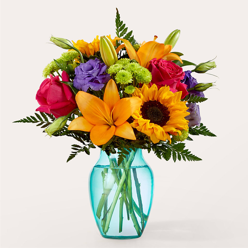Double Rainbow Bouquet – Green Leaf, West Springfield MA