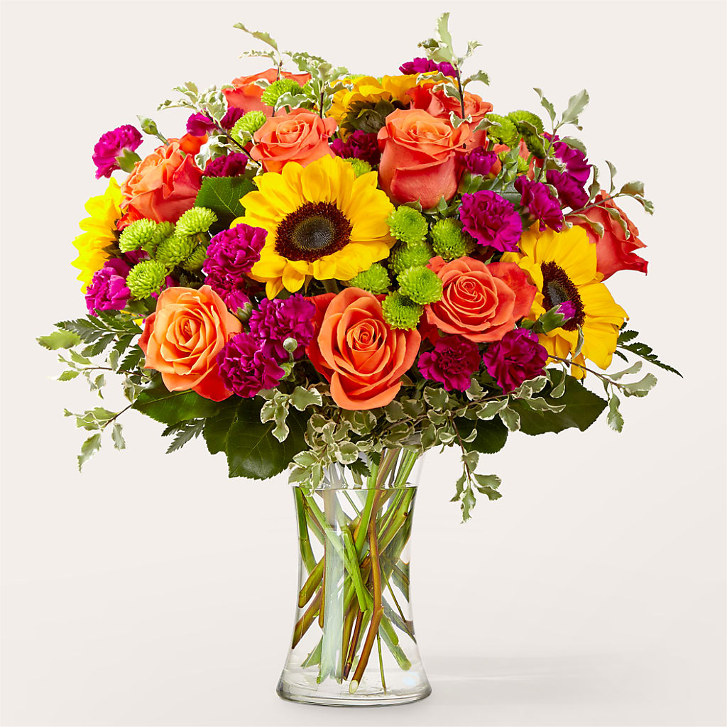 Warmth & Light Bouquet – Green Leaf, West Springfield MA