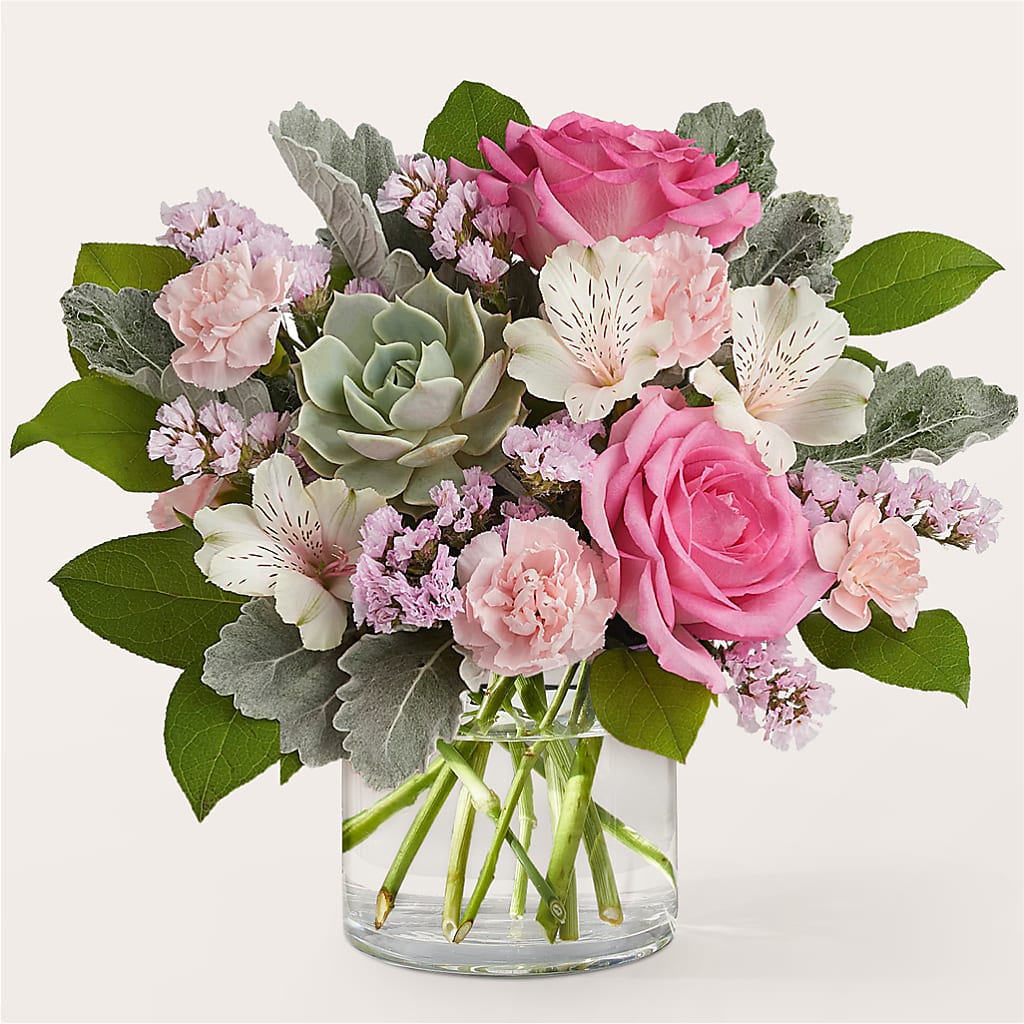 Dusty Rose Bouquet – Green Leaf, West Springfield MA