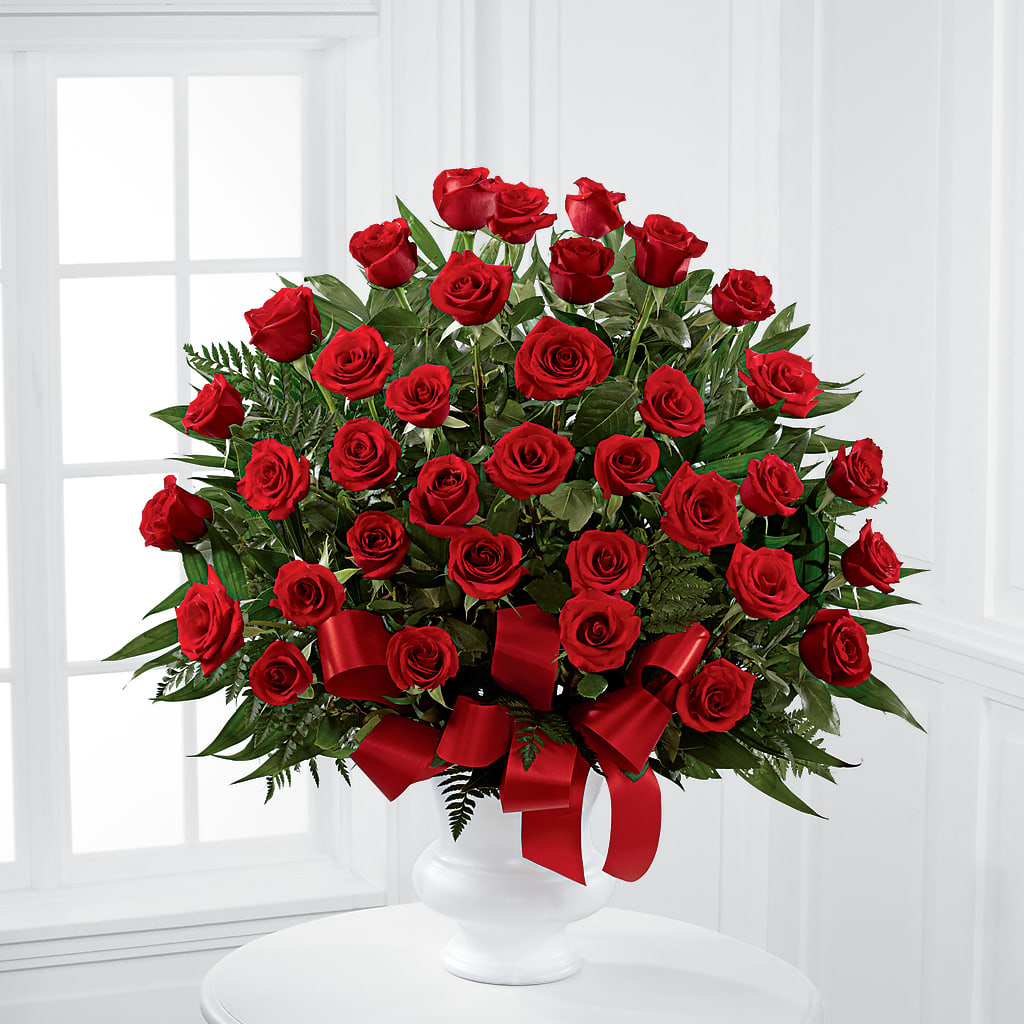 Blessed with Love Arrangement – Green Leaf, West Springfield MA