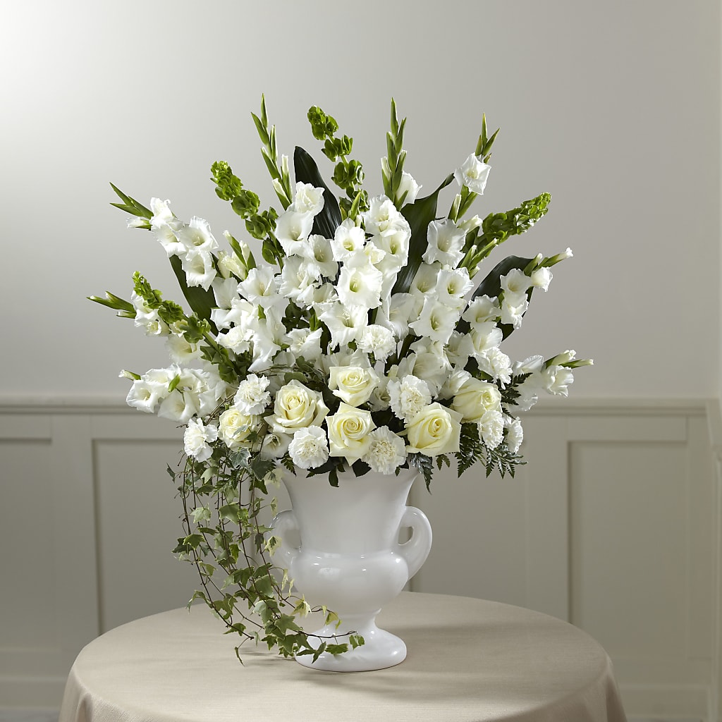 Fond Reflections Arrangement – Green Leaf, West Springfield MA