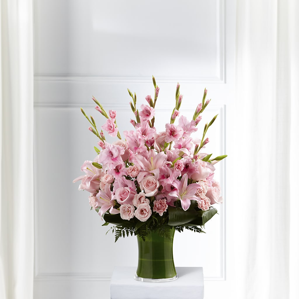Lovely Tribute Bouquet – Green Leaf, West Springfield MA