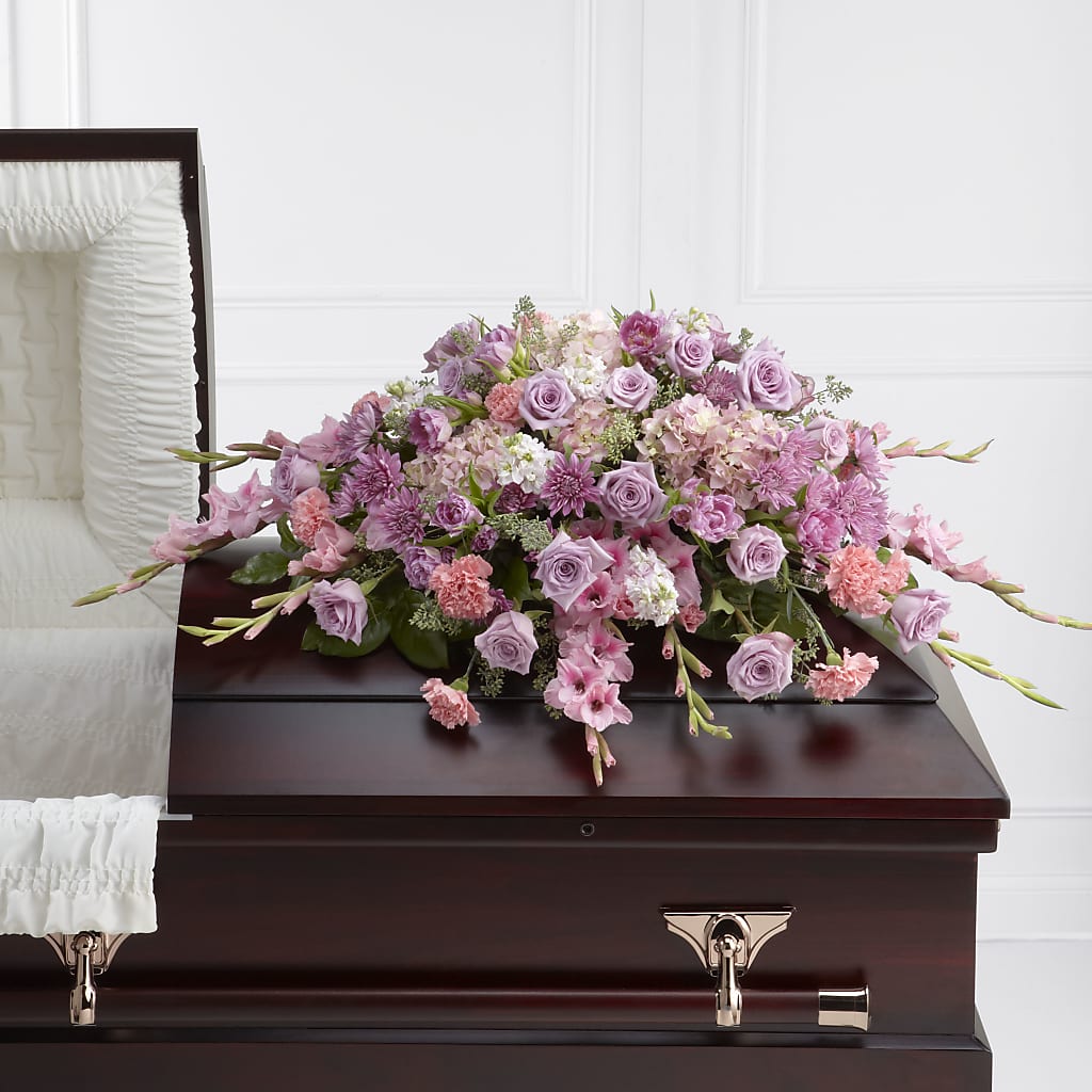 Immorata Casket Spray – Green Leaf, West Springfield MA