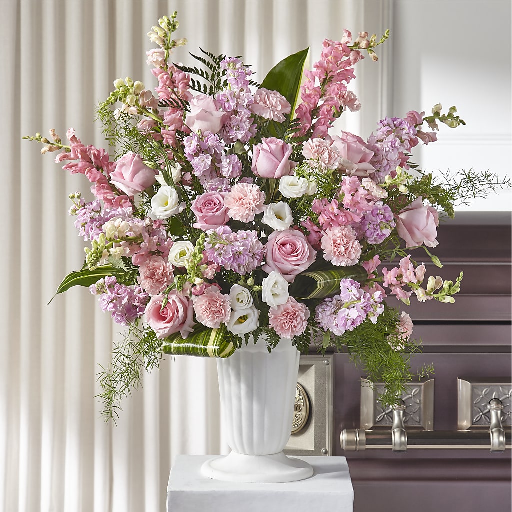 Divine Comfort Arrangement – Green Leaf, West Springfield MA