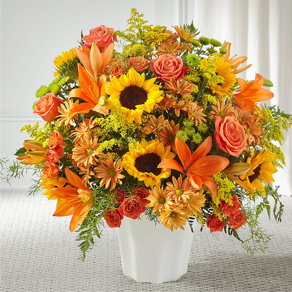 Harvest Thoughts Floor Basket – Green Leaf, West Springfield MA