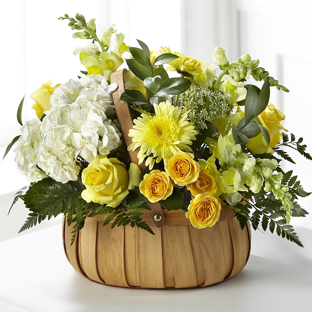 Rustic Remembrance Basket – Green Leaf, West Springfield MA