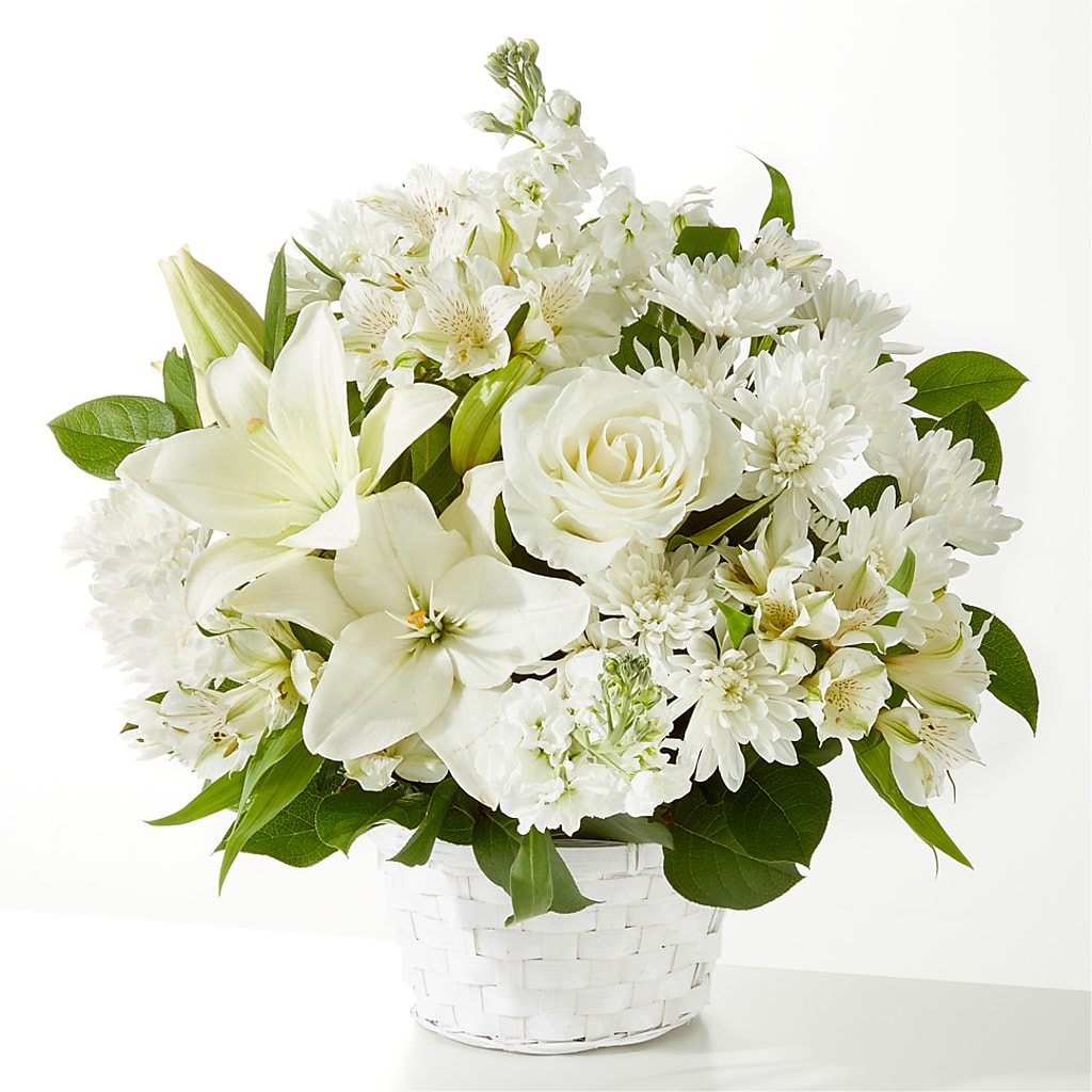 Peaceful Reflections Arrangement – Green Leaf, West Springfield MA