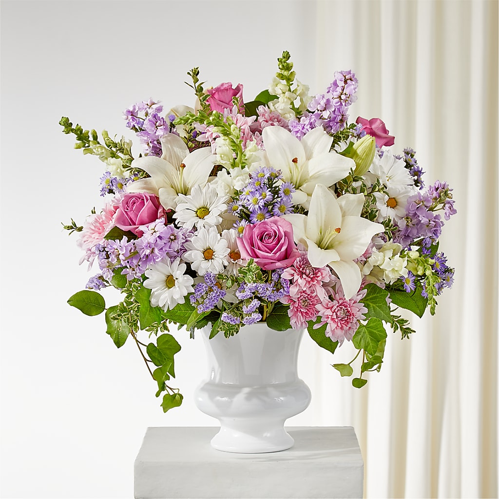 Remarkable Life Urn Arrangement – Green Leaf, West Springfield MA