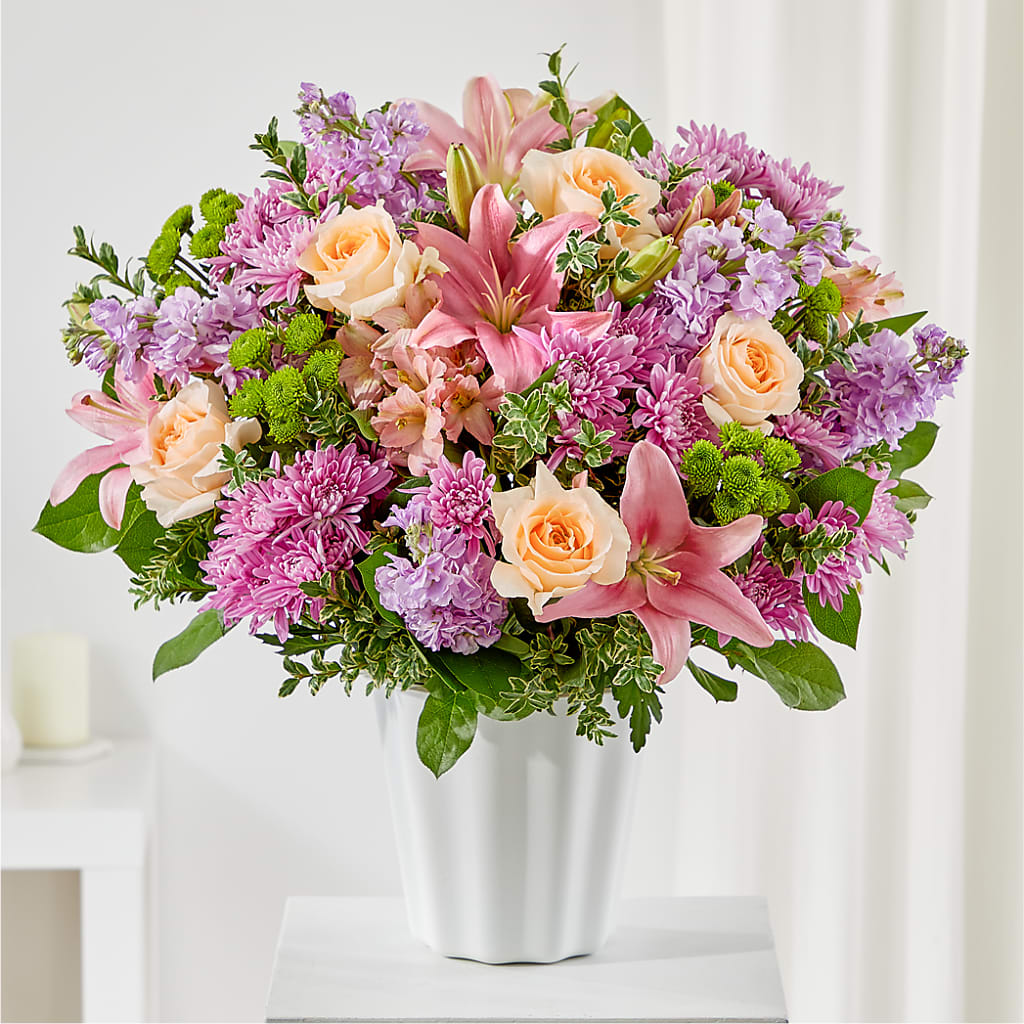 Supportive Embrace Tabletop Basket – Green Leaf, West Springfield MA