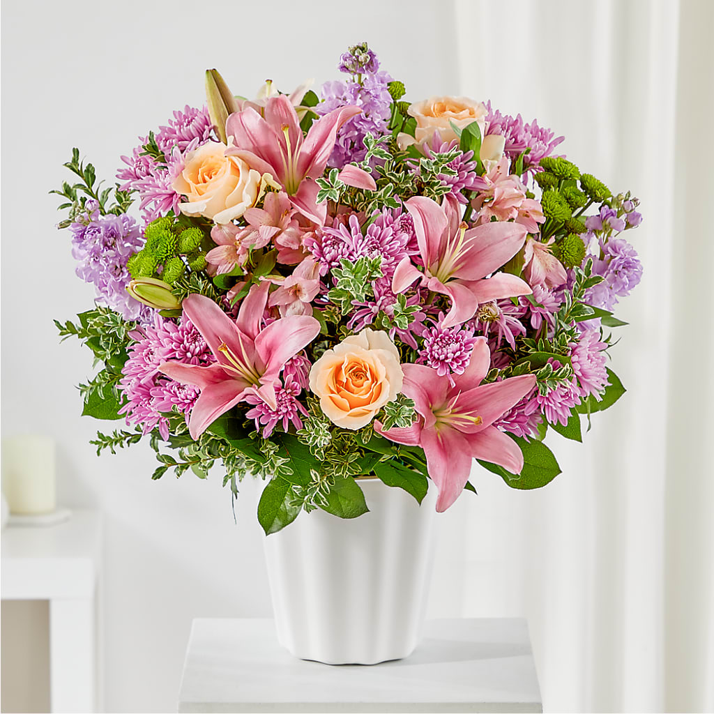 Supportive Embrace Tabletop Basket – Green Leaf, West Springfield MA