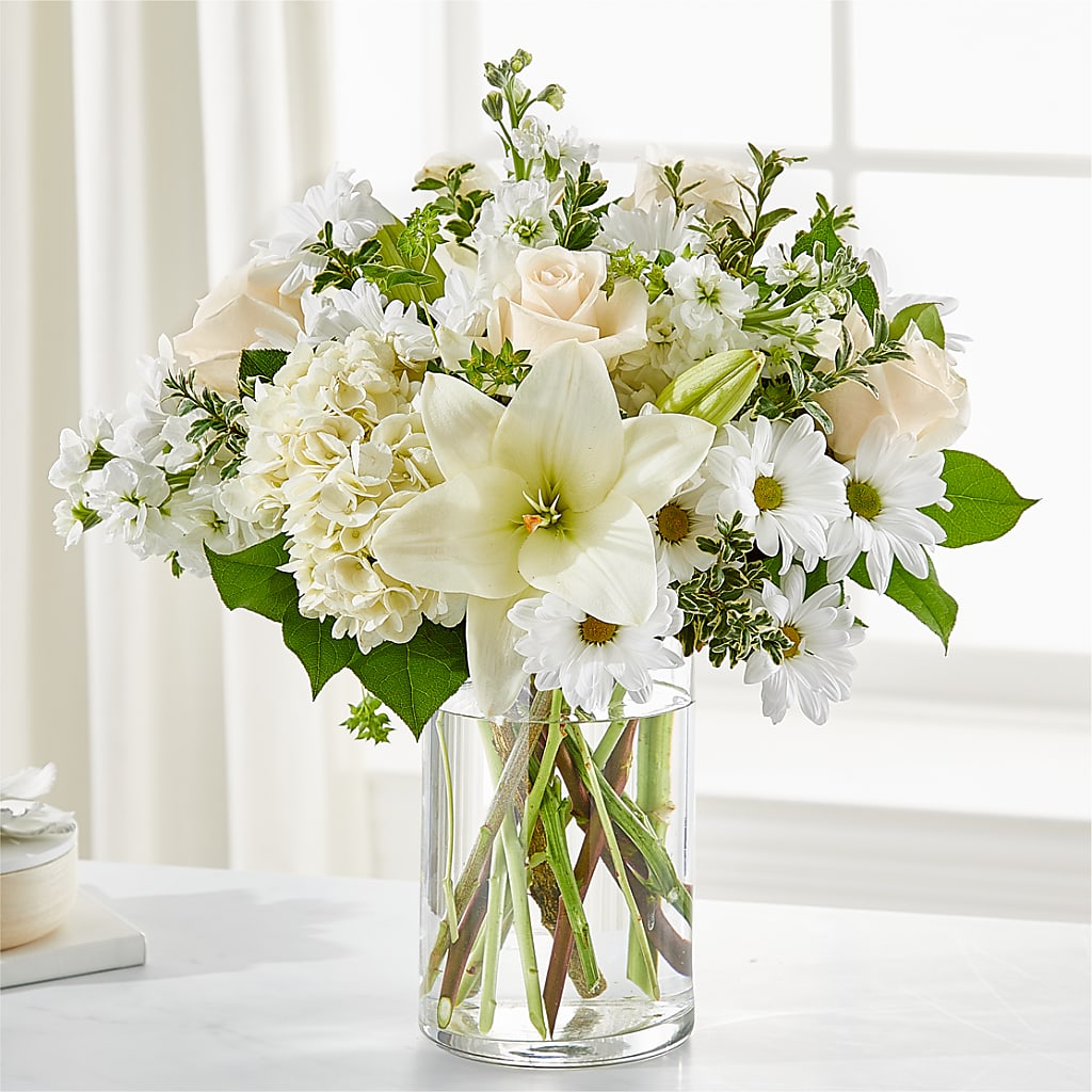 Hope & Renewal Bouquet – Green Leaf, West Springfield MA