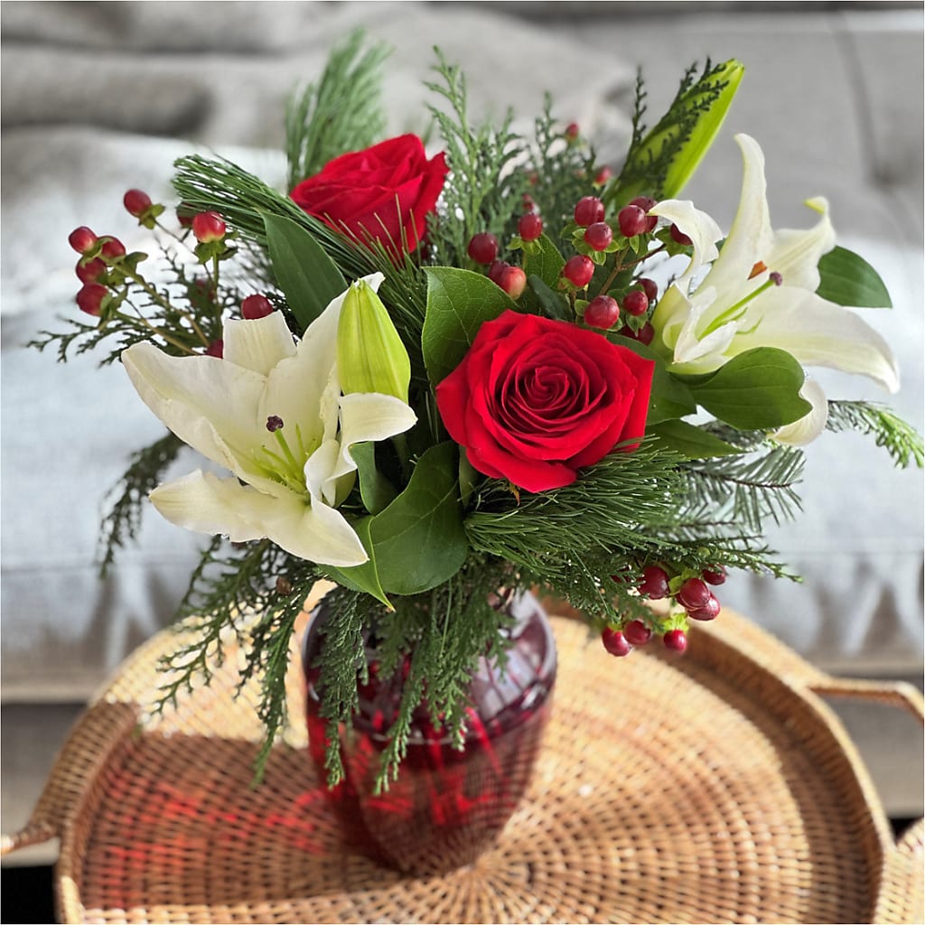 Evergreen Delight Bouquet – Green Leaf, West Springfield MA