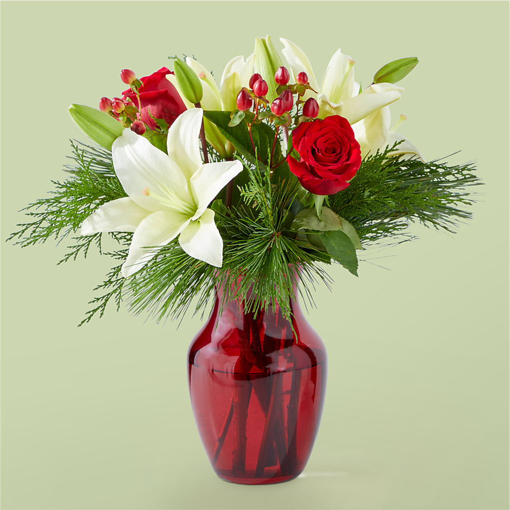 Evergreen Delight Bouquet – Green Leaf, West Springfield MA