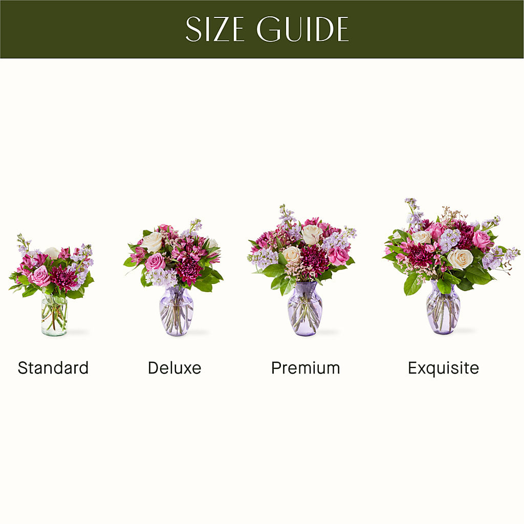 Amethyst Dreams Bouquet – Green Leaf, West Springfield MA