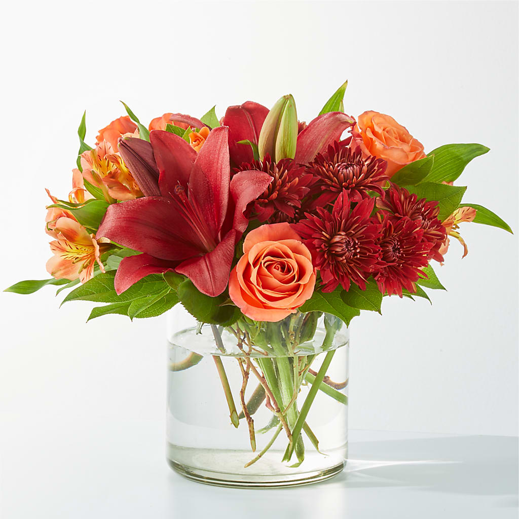 Crimson Leaves Bouquet – Green Leaf, West Springfield MA