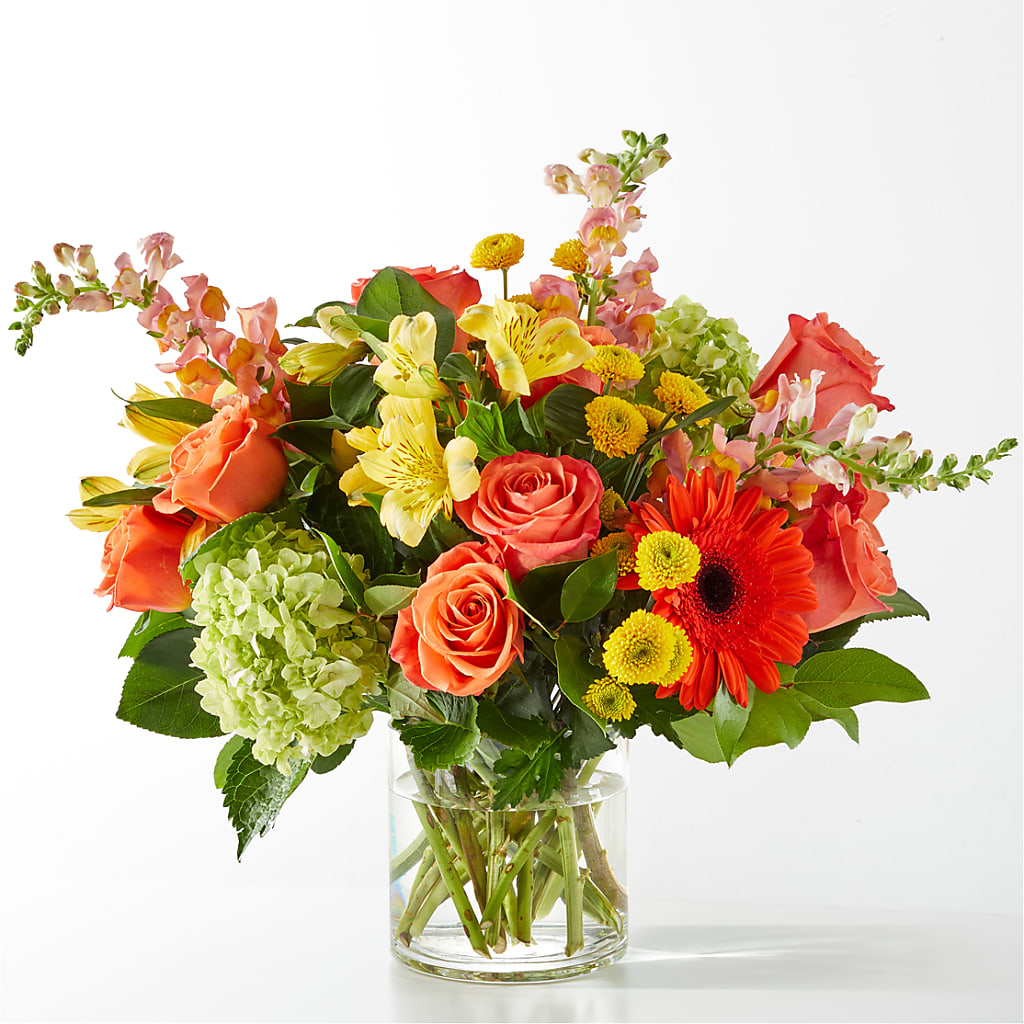 Autumn Sunshine Bouquet – Green Leaf, West Springfield MA