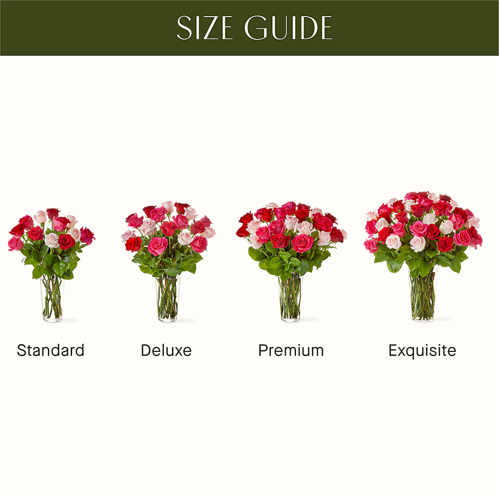 Charming Rose Bouquet – Green Leaf, West Springfield MA