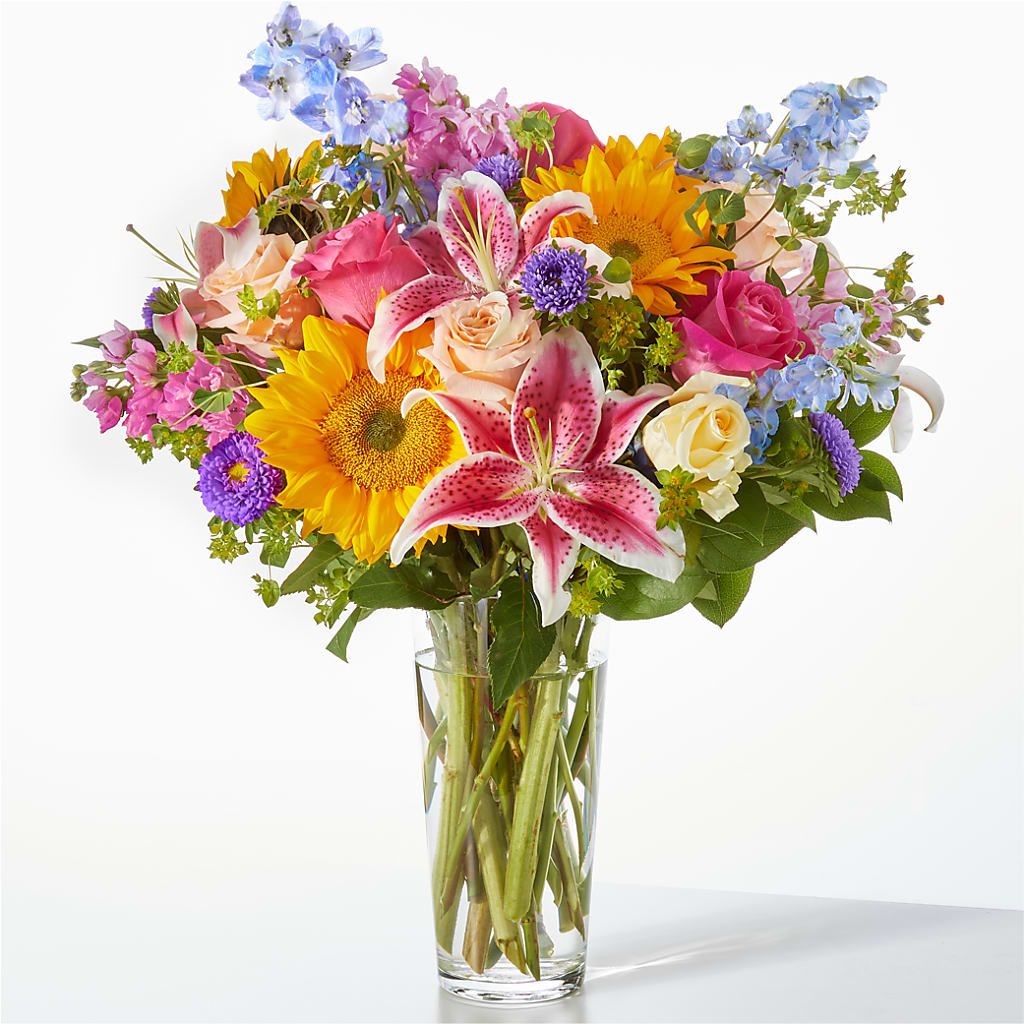 Dreamy Meadows Bouquet – Green Leaf, West Springfield MA