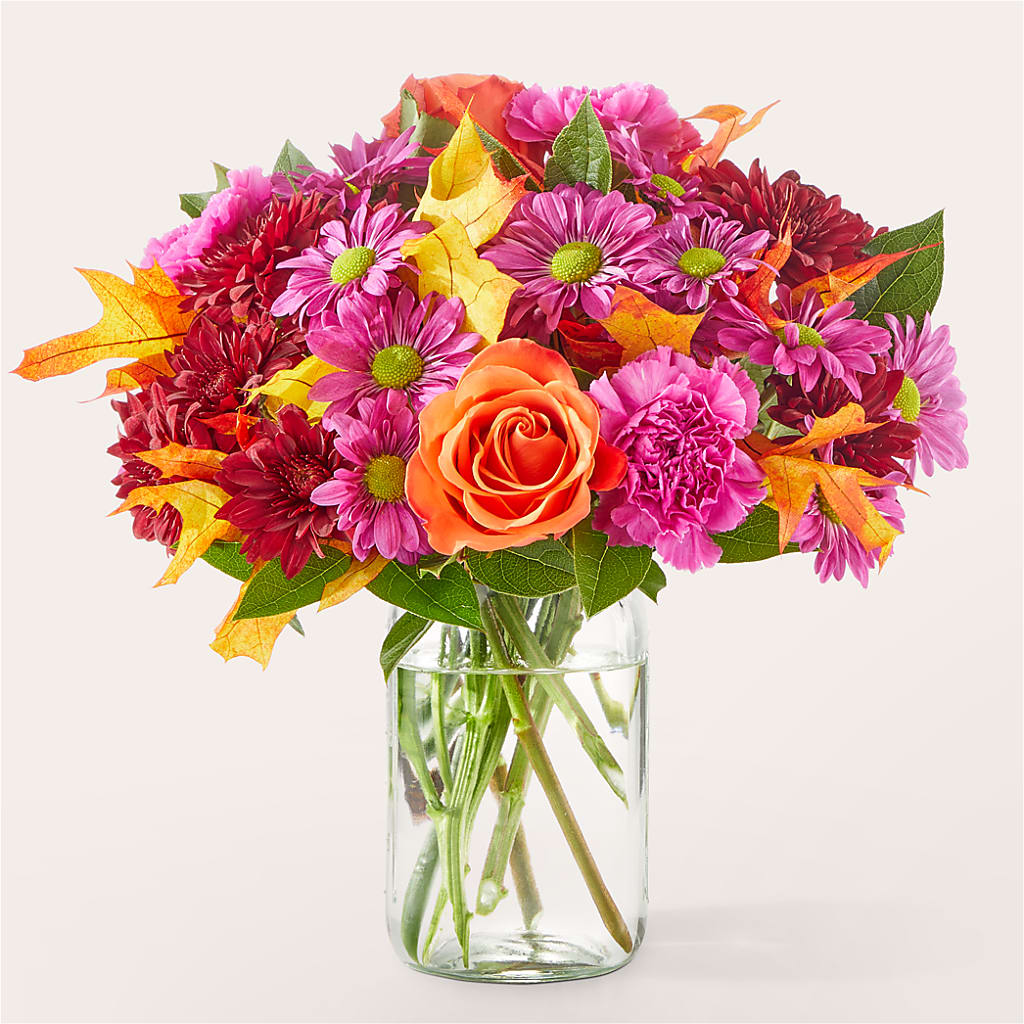 Mum's the Word Bouquet – Green Leaf, West Springfield MA