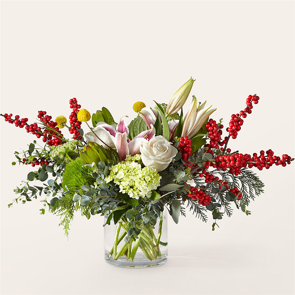 Berry & Bright Bouquet – Green Leaf, West Springfield MA