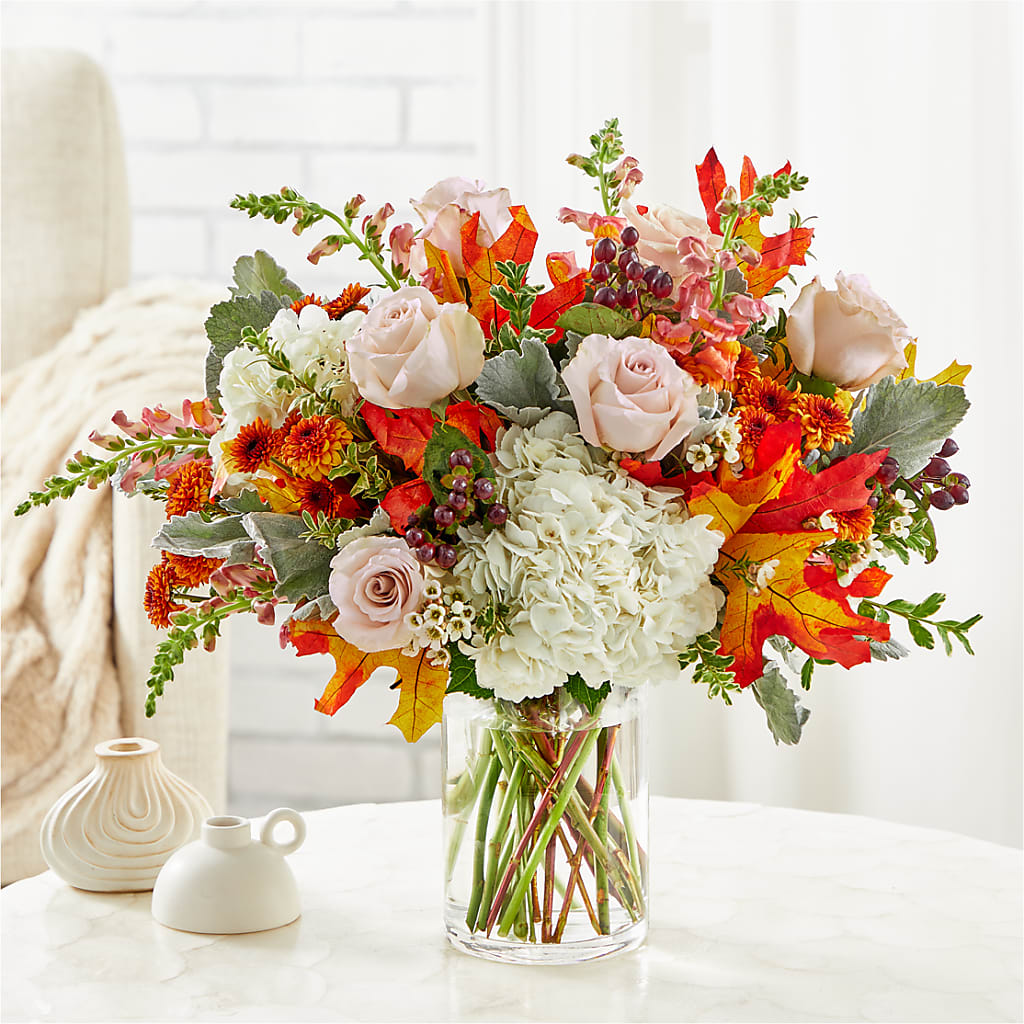 Autumnal Equinox Bouquet – Green Leaf, West Springfield MA