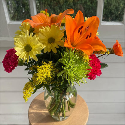 Bold & Bright – A Florist Original –  Green Leaf, West Springfield MA