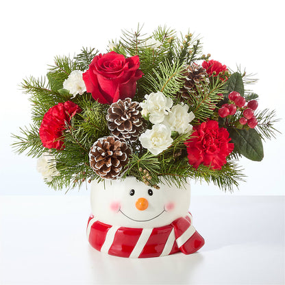 Jolly Snowman Bouquet –  Green Leaf, West Springfield MA