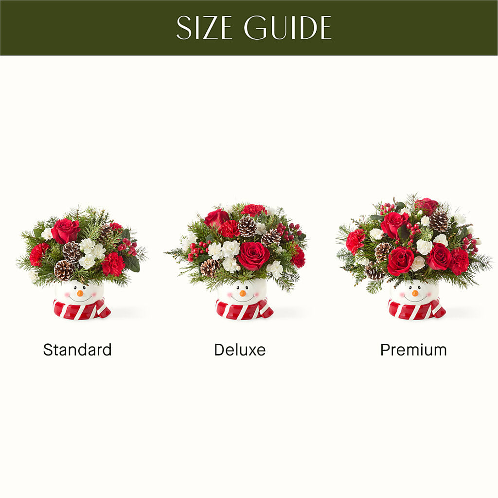 Jolly Snowman Bouquet –  Green Leaf, West Springfield MA