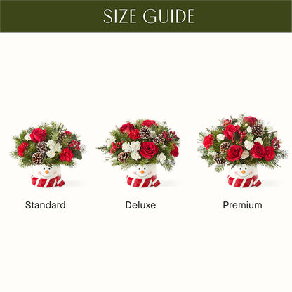 Jolly Snowman Bouquet –  Green Leaf, West Springfield MA