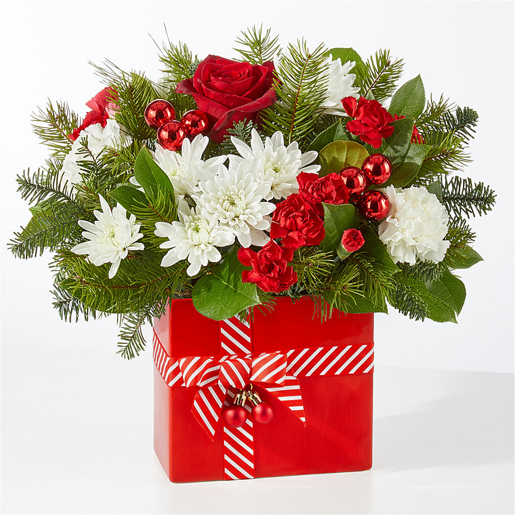 Presents Under the Tree Bouquet –  Green Leaf, West Springfield MA