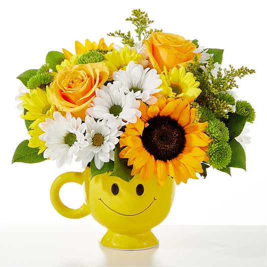 Be Happy Bouquet –  Green Leaf, West Springfield MA