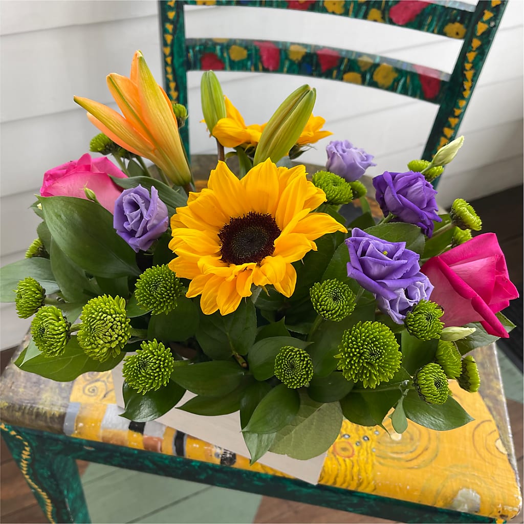 Best Day Box Bouquet –  Green Leaf, West Springfield MA